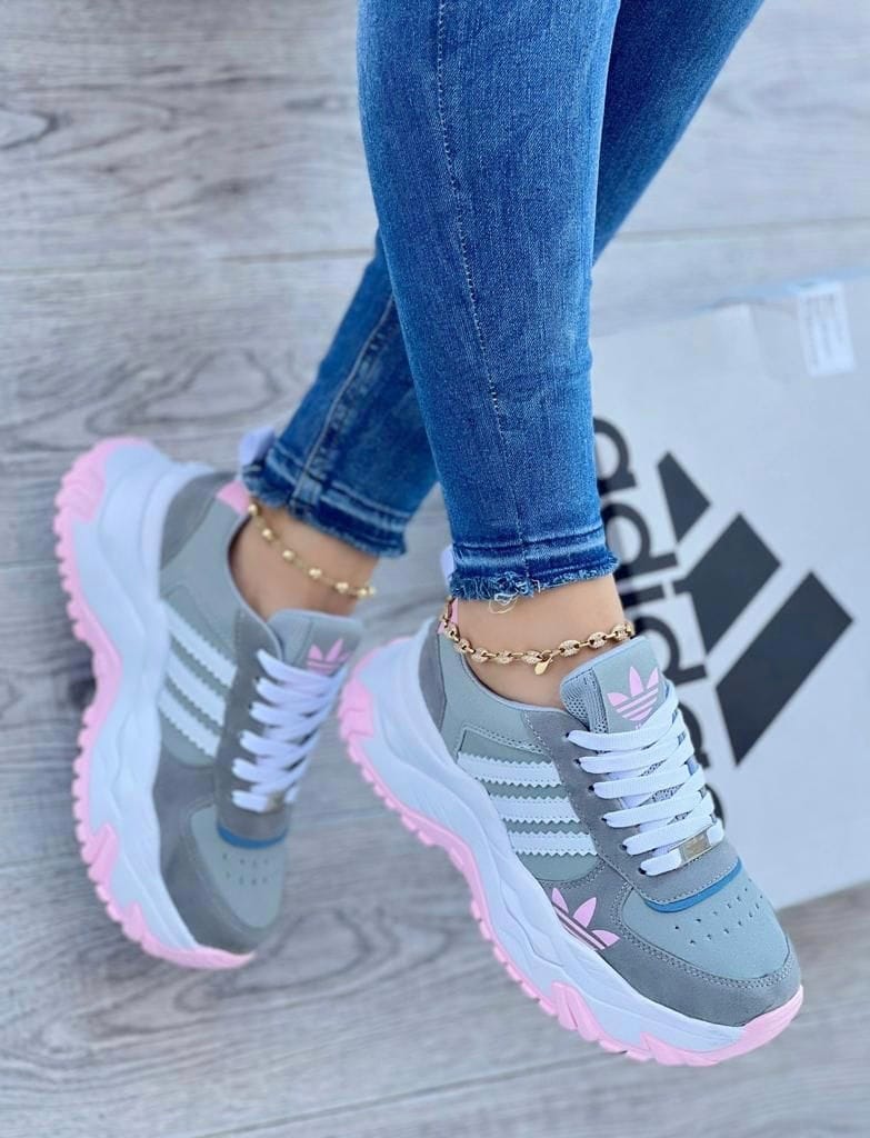 ¡¡TENDENCIA!! 🔥🔥 Adidas Suela Alta Dama